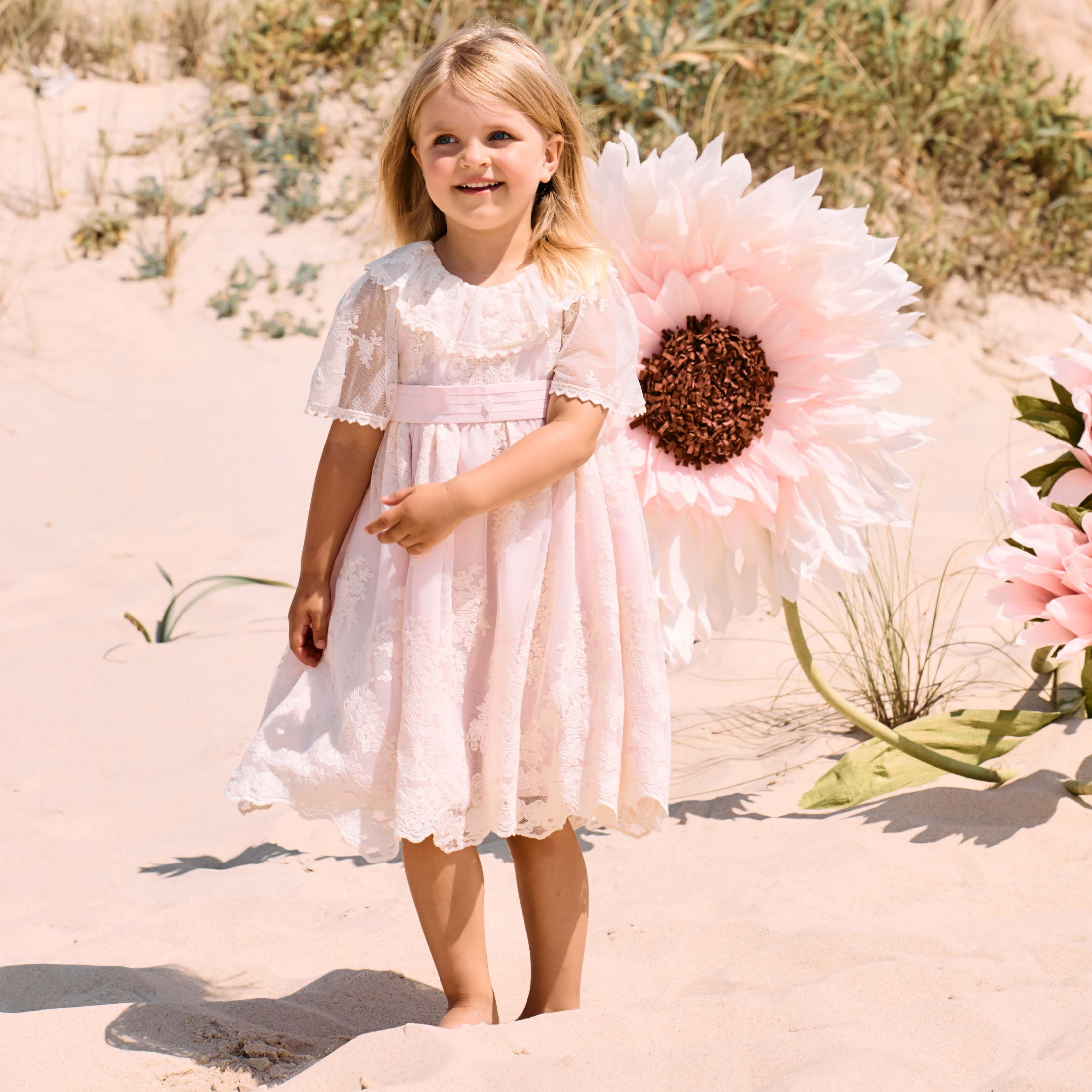 Pink & Lace Dress